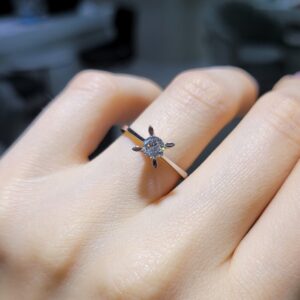 Pırlanta 0,36 Ct HRD Sertifikalı Tektaş Yüzük YZ10667