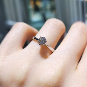 Pırlanta 0,52 Ct D Renk GIA Sertifikalı Tektaş Yüzük YZ10832