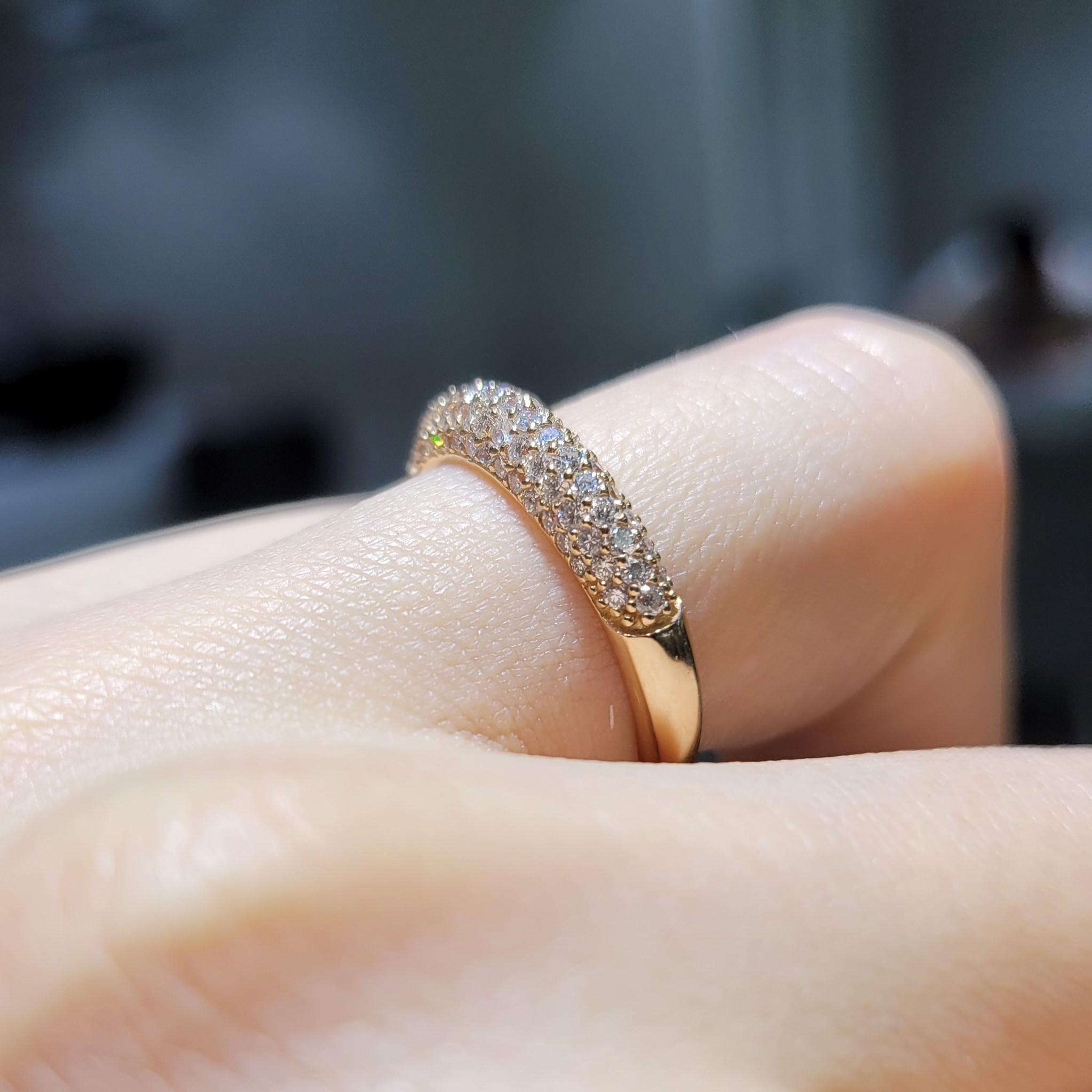 Pırlanta 0,69 Ct Rose Tamtur Yüzük KR00956-2