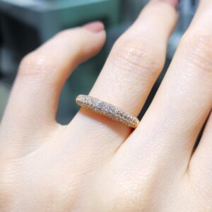 Pırlanta 0,69 Ct Rose Tamtur Yüzük KR00956