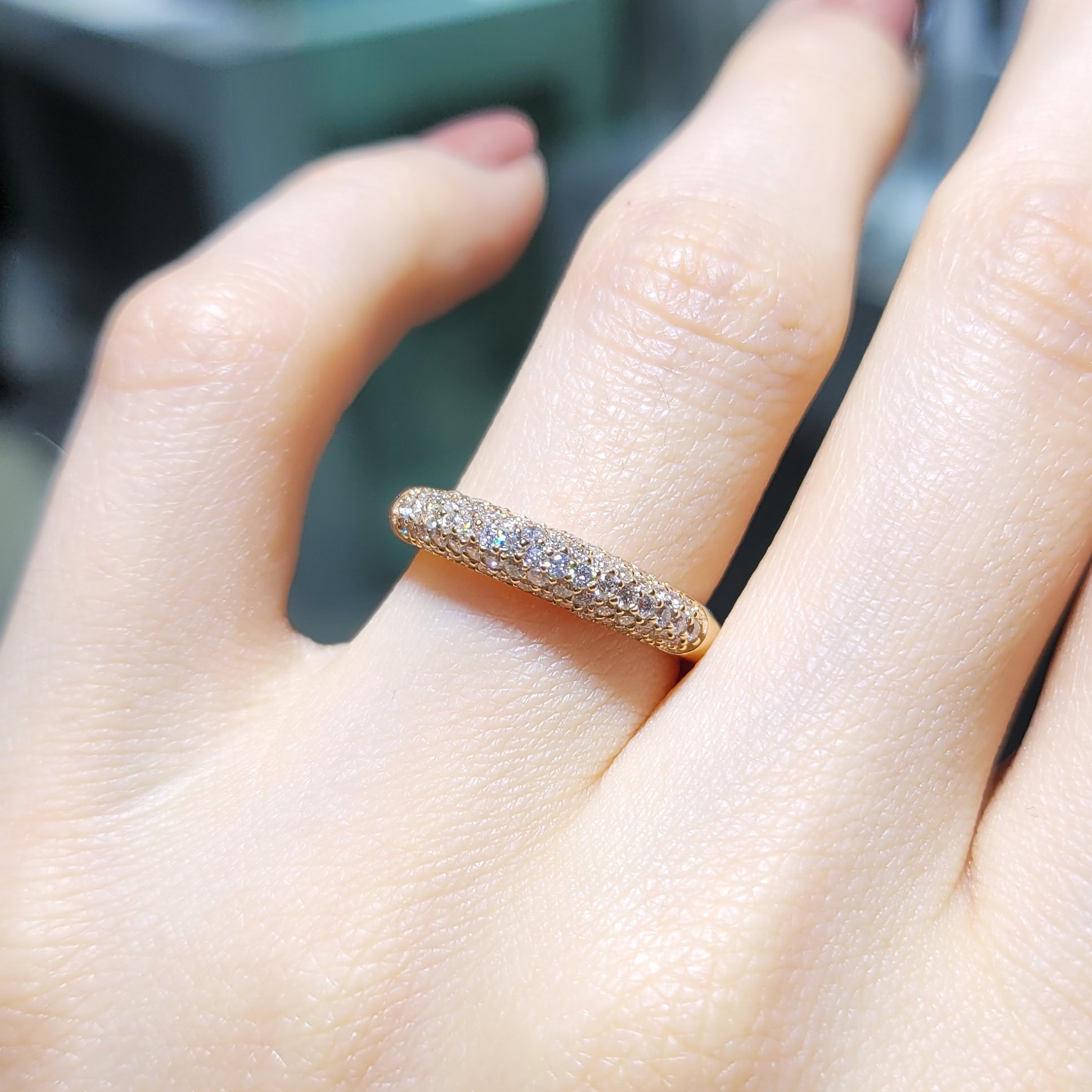 Pırlanta 0,69 Ct Rose Tamtur Yüzük KR00956