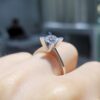 Pırlanta 0,80 Ct GIA Sertifikalı D Renk Tektaş Yüzük YZ10760-2