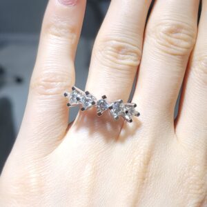 Pırlanta 1,10 Ct Beştaş Yüzük YZ10807