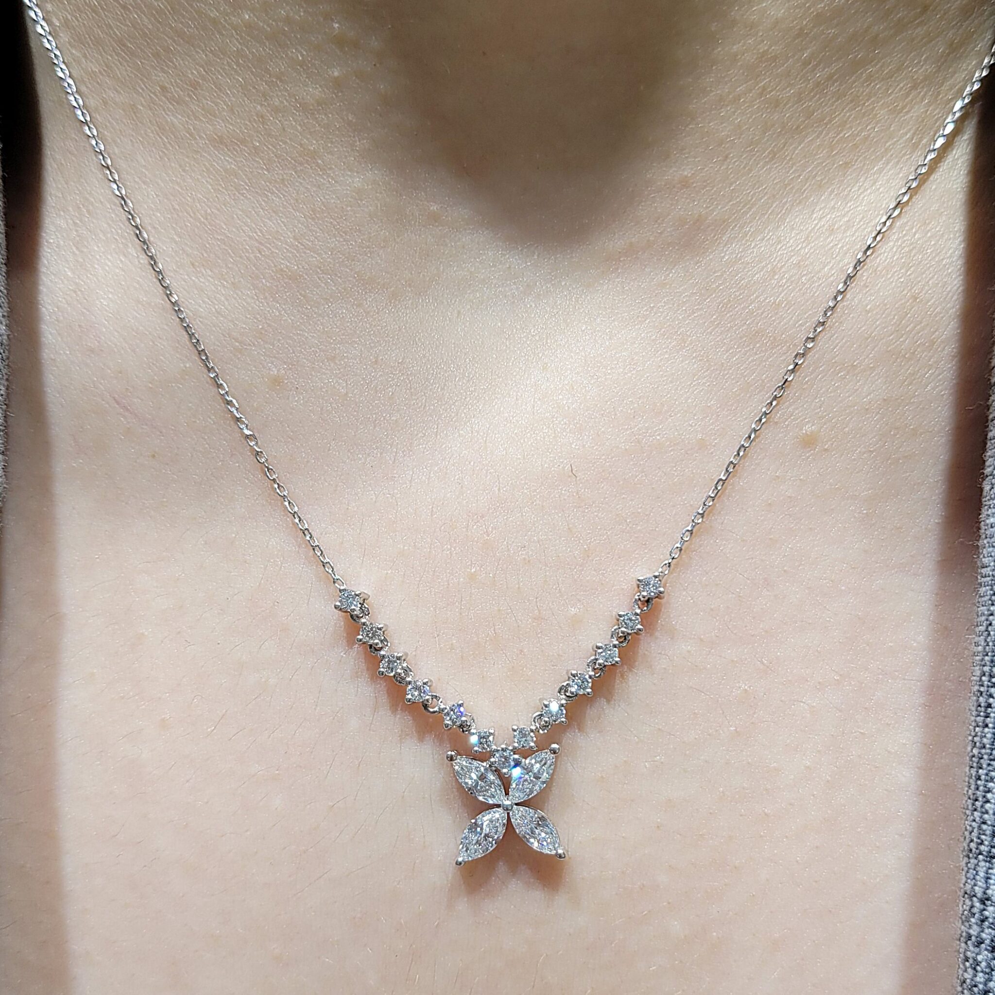 Pırlanta 1,14 Ct Kolye KR00965