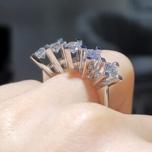 Pırlanta 1,82 Ct D Renk GIA Sertifikalı Beştaş Yüzük YZ10837-2