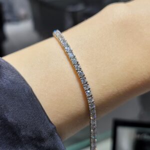 Pırlanta 3,83 Ct Suyolu Bileklik BL01490