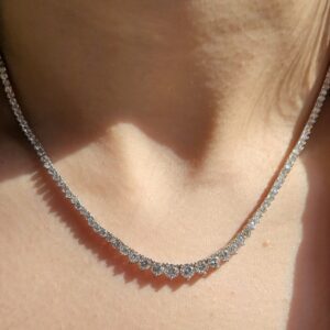 Pırlanta 5,23 Ct Süzme Suyolu Gerdanlık GR00482