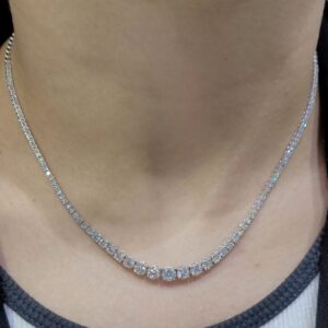 Pırlanta 5,27 Ct Süzme Yarım Suyolu Gerdanlık GR00481