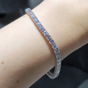 Pırlanta 7,68 Ct Suyolu Bileklik BL01492