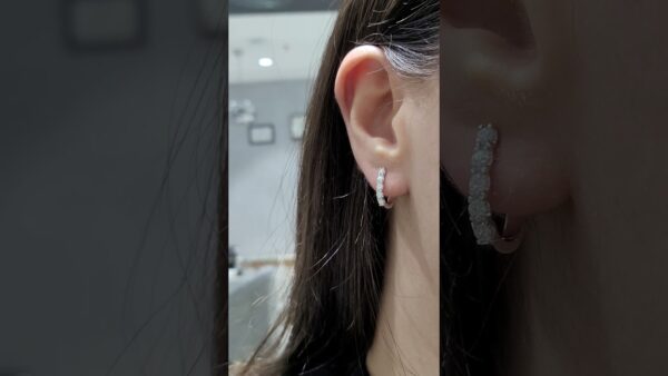 Pırlanta 0,43 Ct Beştaş Küpe ürün videosu