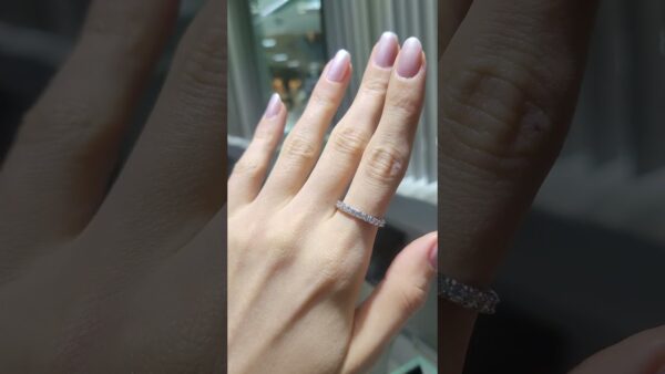 0.46 Ct Half-Eternity Diamond Ring product video