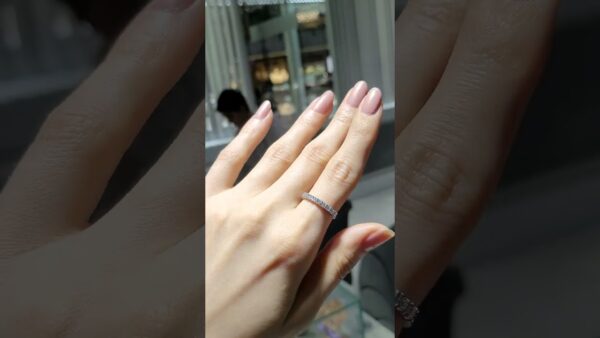 0.47 Ct Half-Eternity Diamond Ring product video