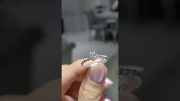 0.50 Ct D-Colour Solitaire Diamond Ring product video