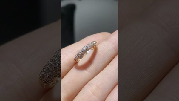 0.69 Ct Rose Eternity Diamond Ring product video