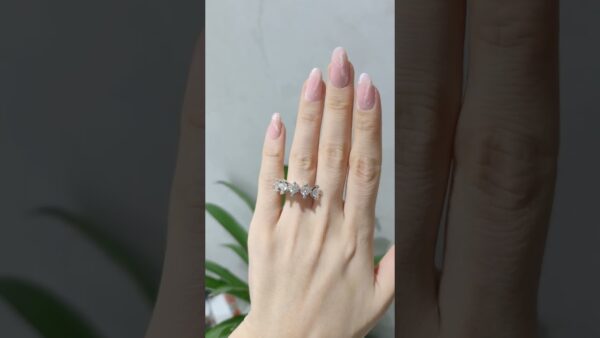 2.01 Ct D-Colour GIA-Certified Five-Stone Diamond Ring product video