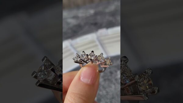 2.26 Ct GIA-Certified Five-Stone Diamond Ring product video