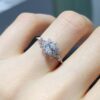 Pırlanta 0,47 Ct HRD Sertifikalı Oval Tektaş Yüzük YZ10797