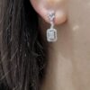 Pırlanta 0,72 Ct Baget Küpe KR00983