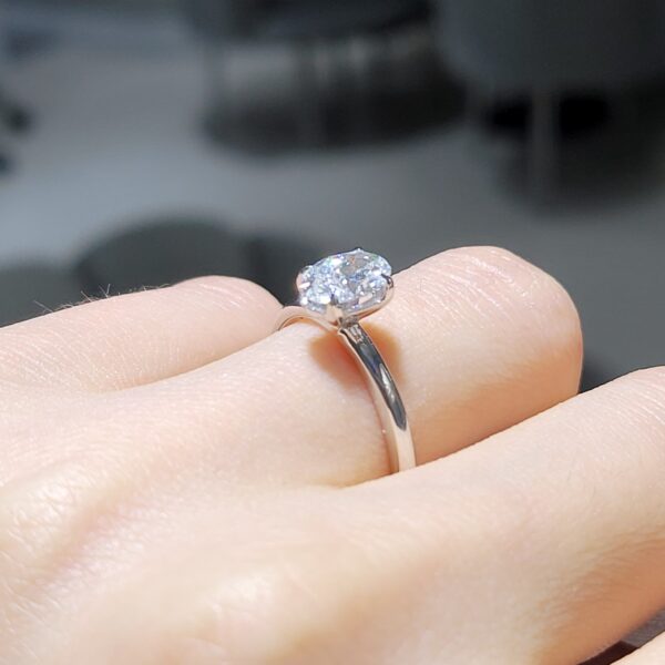 Pırlanta 0,80 Ct GIA Sertifikalı Oval Tektaş Yüzük YZ10900-2
