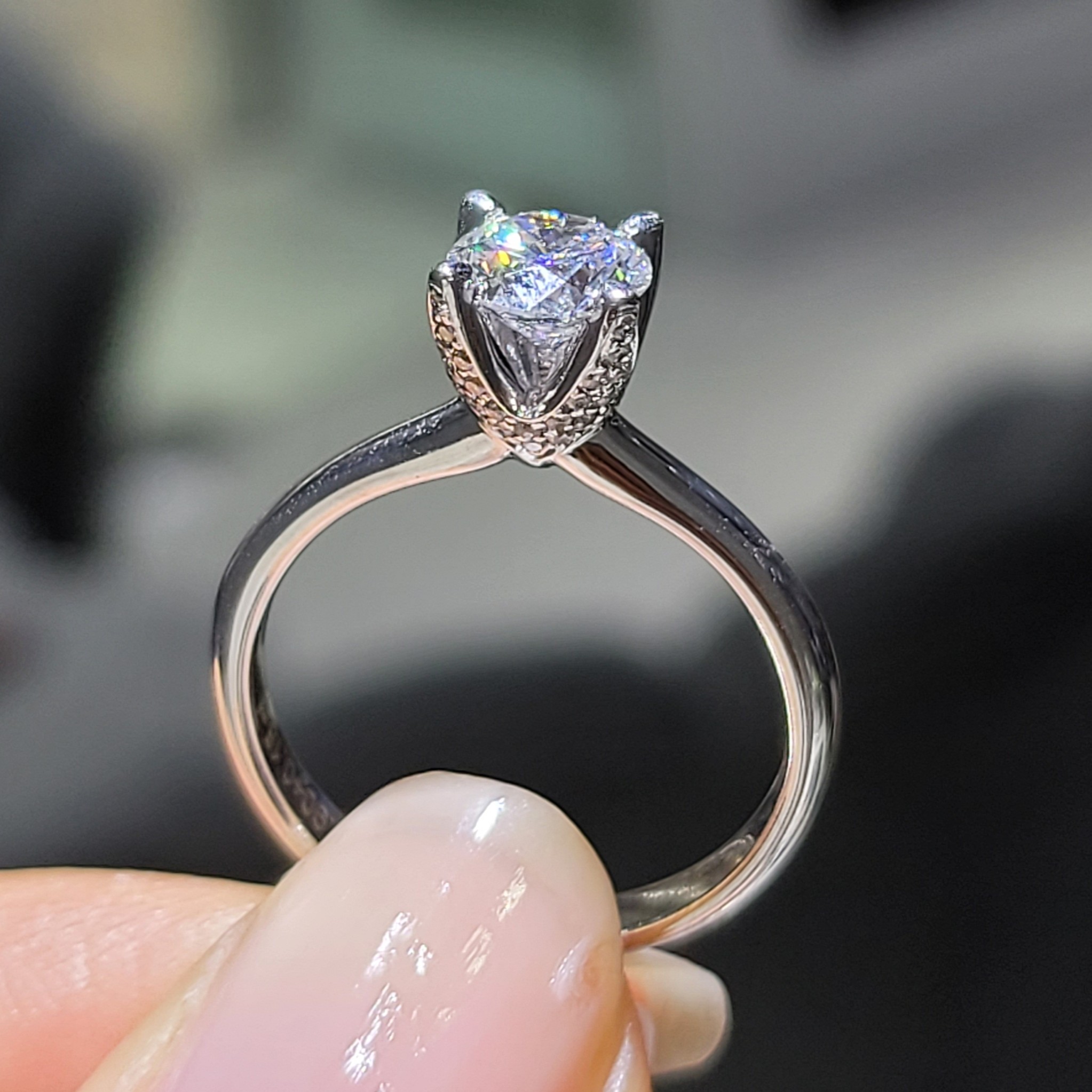Pırlanta 1,05 Ct GIA Sertifikalı Tektaş Yüzük YZ10966-2