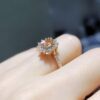 Pırlanta 1,18 Ct Pırlanta & Morganit Yüzük KR00981-2