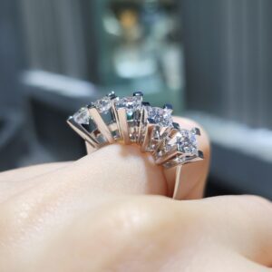 Pırlanta 2,52 Ct GIA Sertifikalı Beştaş Yüzük YZ10908-2