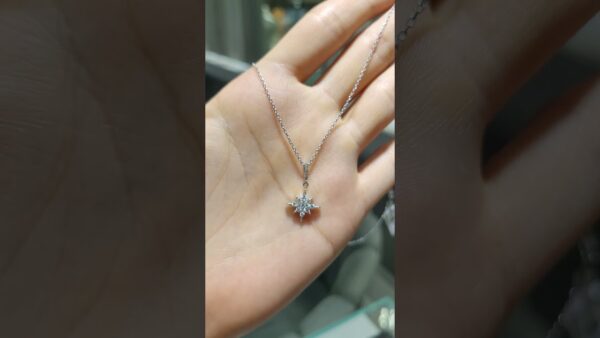 0.23 Ct Star Diamond Necklace product video