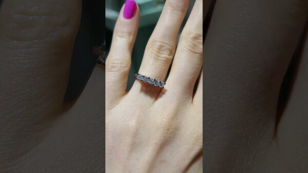0.52 Ct Plain-Setting Five-Stone Diamond Ring product video