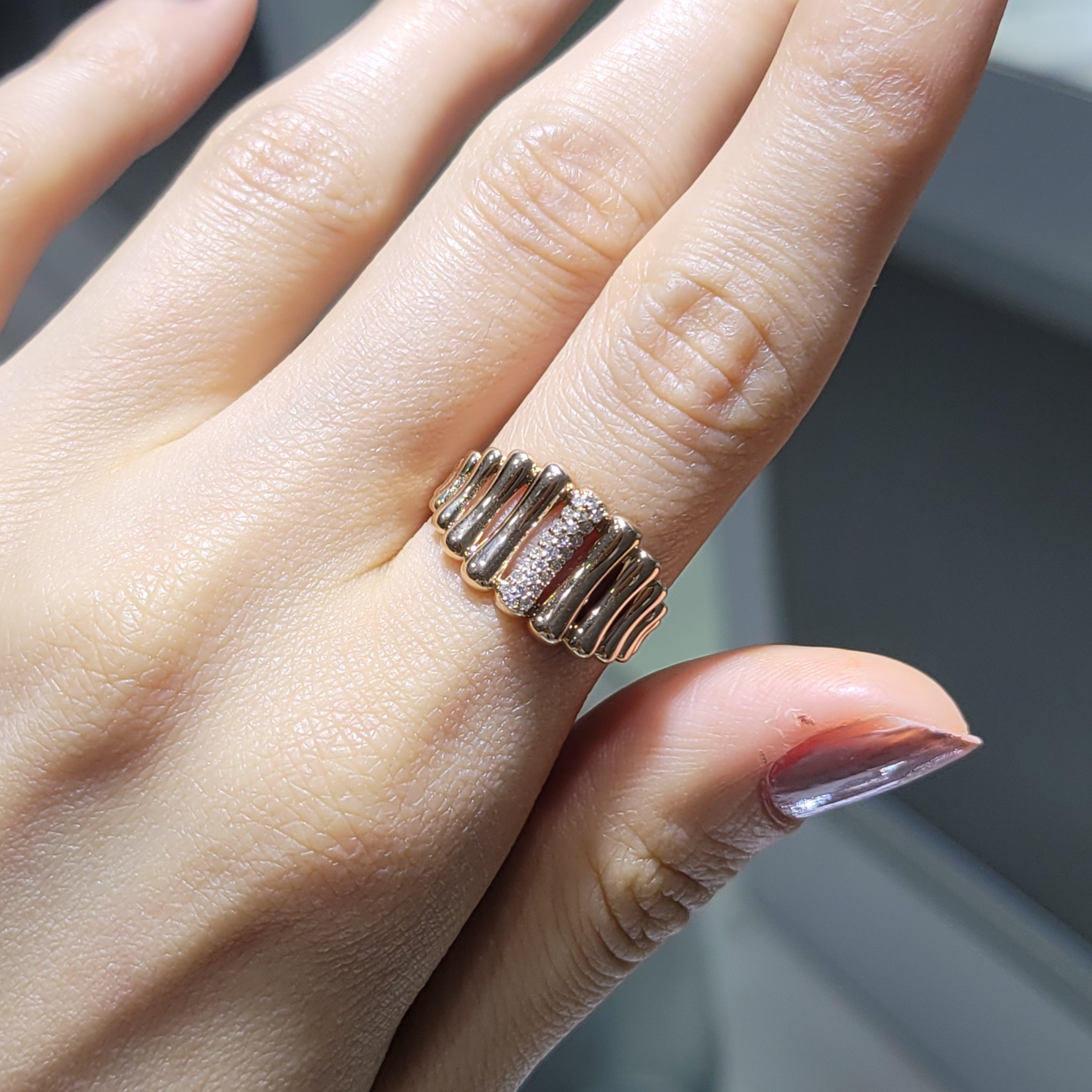Pırlanta 0,12 Ct Yüzük YZ10980