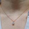 Pırlanta 0,29 Ct Markiz Kesim Kolye KR01008