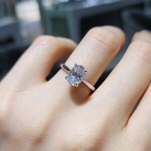 Pırlanta 1,52 Ct GIA Sertifikalı Oval Tektaş Yüzük YZ11016
