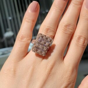 Pırlanta 2,66 Ct Baget Yüzük KR00993
