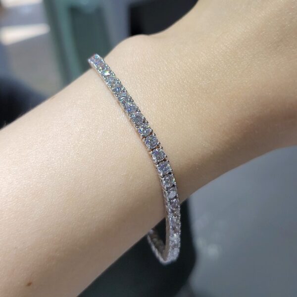 Pırlanta 7,05 Ct Suyolu Bileklik BL01505