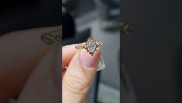 0.51 Ct Oval Solitaire Diamond Ring product video