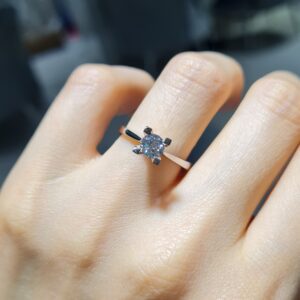 Pırlanta 0,52 Ct D Renk GIA Sertifikalı Tektaş Yüzük YZ11041