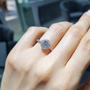 Pırlanta 0,93 Ct HRD Sertifikalı D Renk Tektaş Yüzük YZ11045