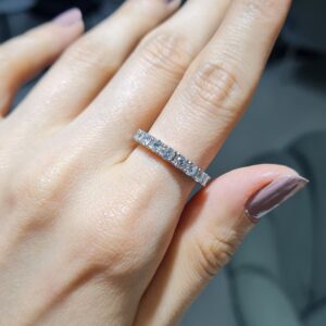 Pırlanta 0,96 Ct Yarımtur Yüzük YZ11032
