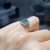 Pırlanta 1,23 Ct Pırlanta & Zümrüt Yüzük ZL03261-2