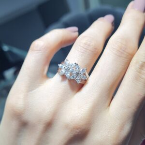 Pırlanta 1,27 Ct Markiz Yüzük YZ11074