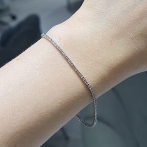 Pırlanta 1,31 Ct İnce Suyolu Bileklik BL01409