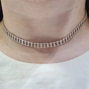 Pırlanta 3,26 Ct Choker Kolye MRT0044