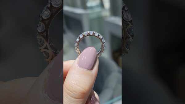 Pırlanta 2,74 Ct HRD Sertifikalı Kalın Tırnak Tamtur Yüzük ürün videosu