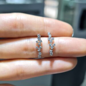 Pırlanta 0,38 Ct Küpe