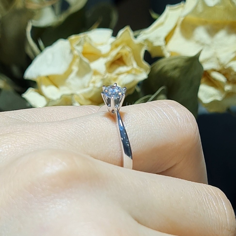 Pırlanta 0,53 Ct HRD Sertifikalı Tektaş Yüzük YZ11112-2
