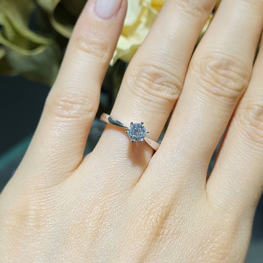 Pırlanta 0,53 Ct HRD Sertifikalı Tektaş Yüzük YZ11112