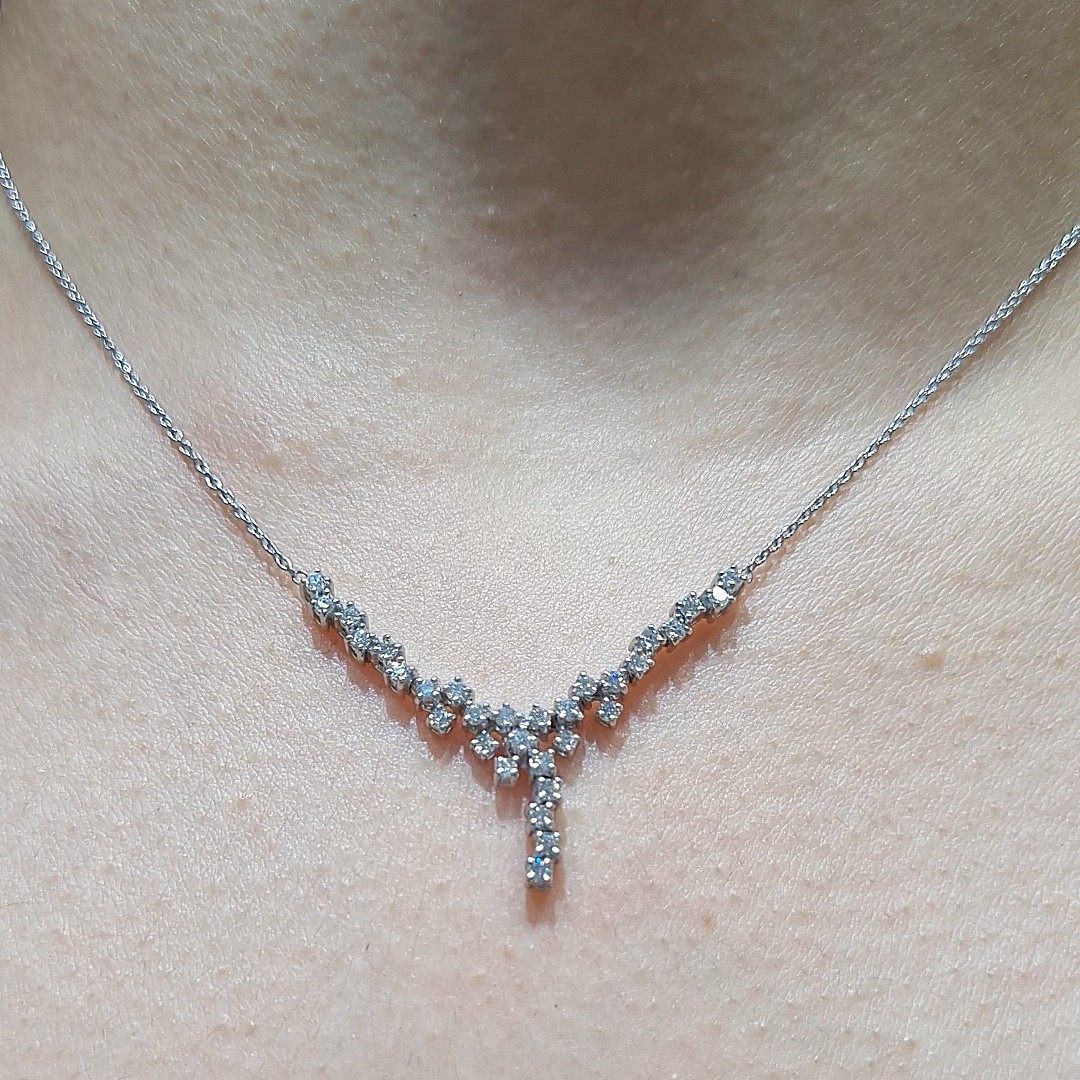 Pırlanta 0,59 Ct Kolye