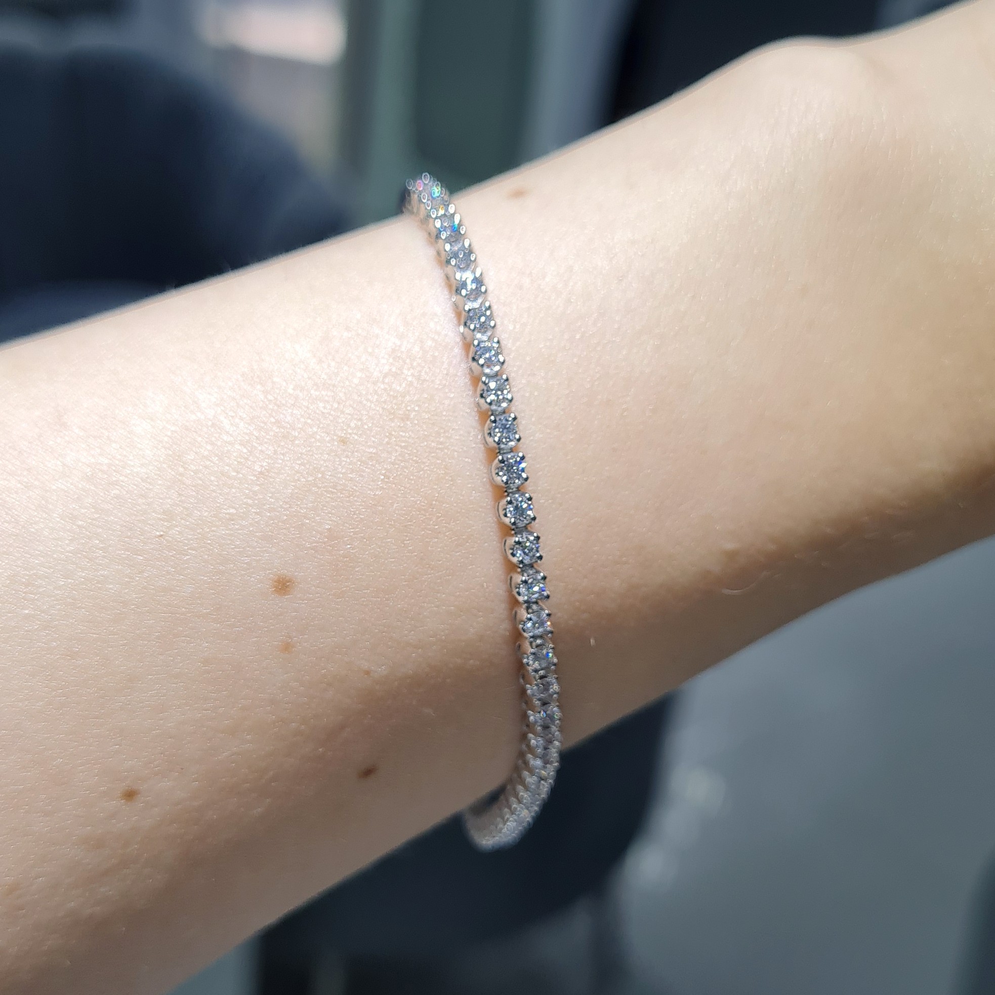 Pırlanta 1,90 Ct Suyolu Bileklik