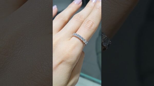 1.02 Ct Half-Eternity Diamond Ring product video