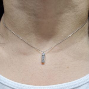 Pırlanta 0,55 Ct Tria Kolye KL03057