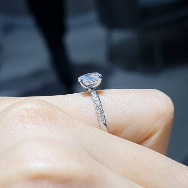 Pırlanta 0,82 Ct GIA Sertifikalı Tektaş Yüzük YZ11079-2